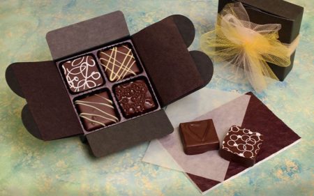 4 Piece Chocolate Boxes